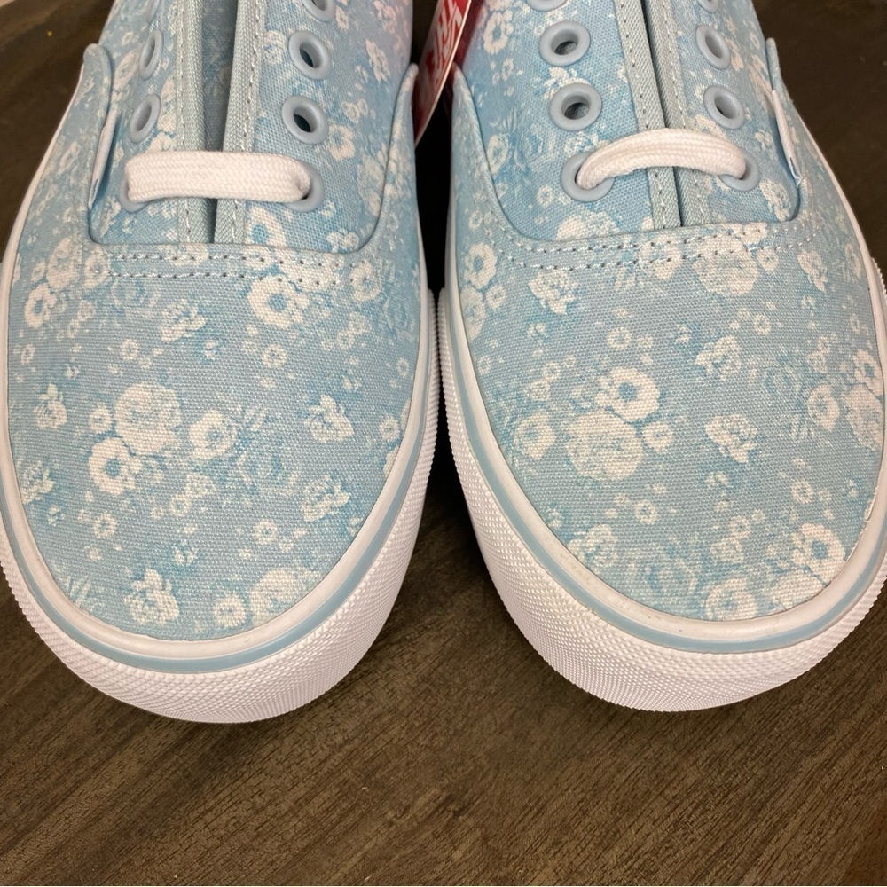 Vans Authentic Platform 2.0 Tonal Floral Canvas Sneaker Size 9.5‎ Women - Picture 4 of 12